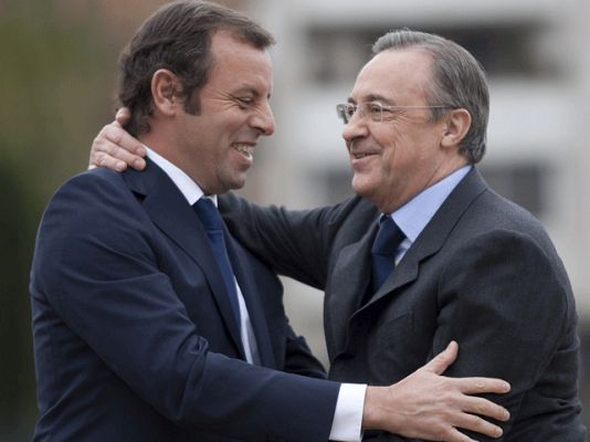  - Rosell recibe a Florentino Pérez
