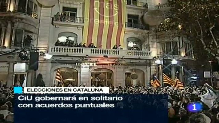 Telediario 1 - Telediario 1 - 29/11/10