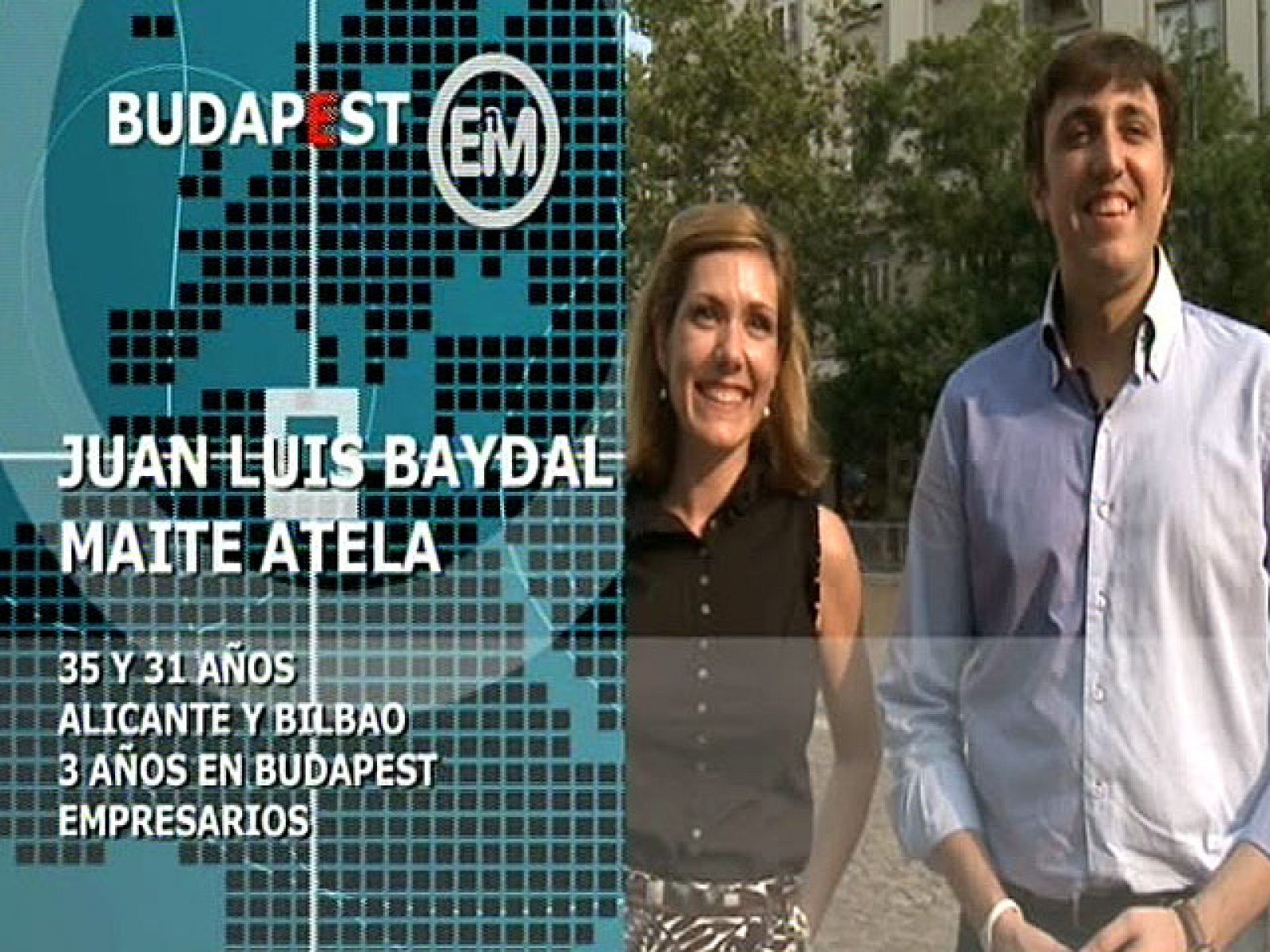 Españoles en Budapest - Juan Luís y Maite