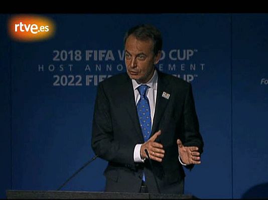  - Zapatero defiende el Mundial 2018