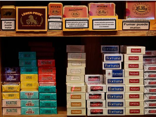 Telediario 1 - Subida del precio del tabaco