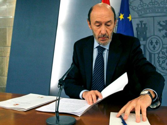  - Rueda de prensa Rubalcaba