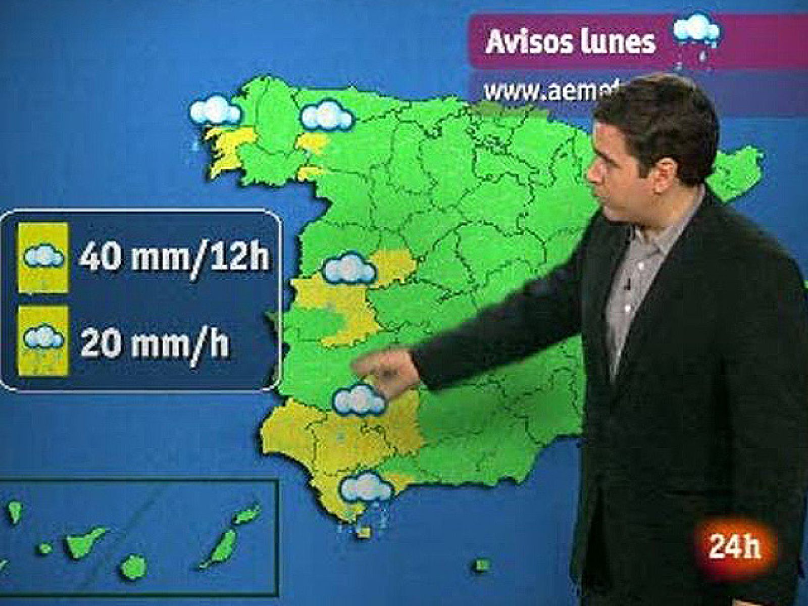 El Tiempo - Lluvia en todo el país y subida de temperaturas - 06/12/10 - El tiempo | Ver
