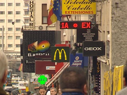 Telediario 1 - Grandes arterias comerciales