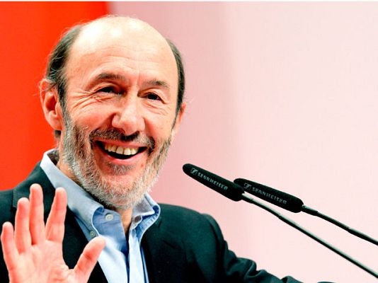 Telediario 1 - Rubalcaba: Rajoy cedería