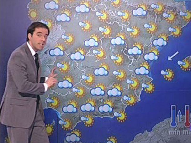 Cielo nuboso, pocas lluvias y temperaturas sin cambios significativos