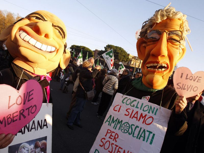 Berlusconi se enfrenta a las mociones de censura y de confianza