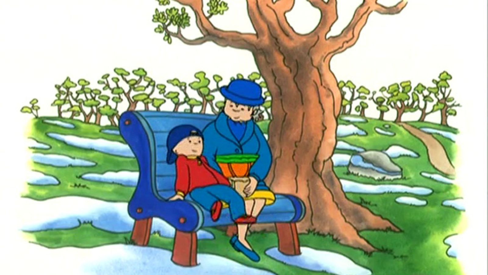 Caillou observa aves - Caillou | Ver