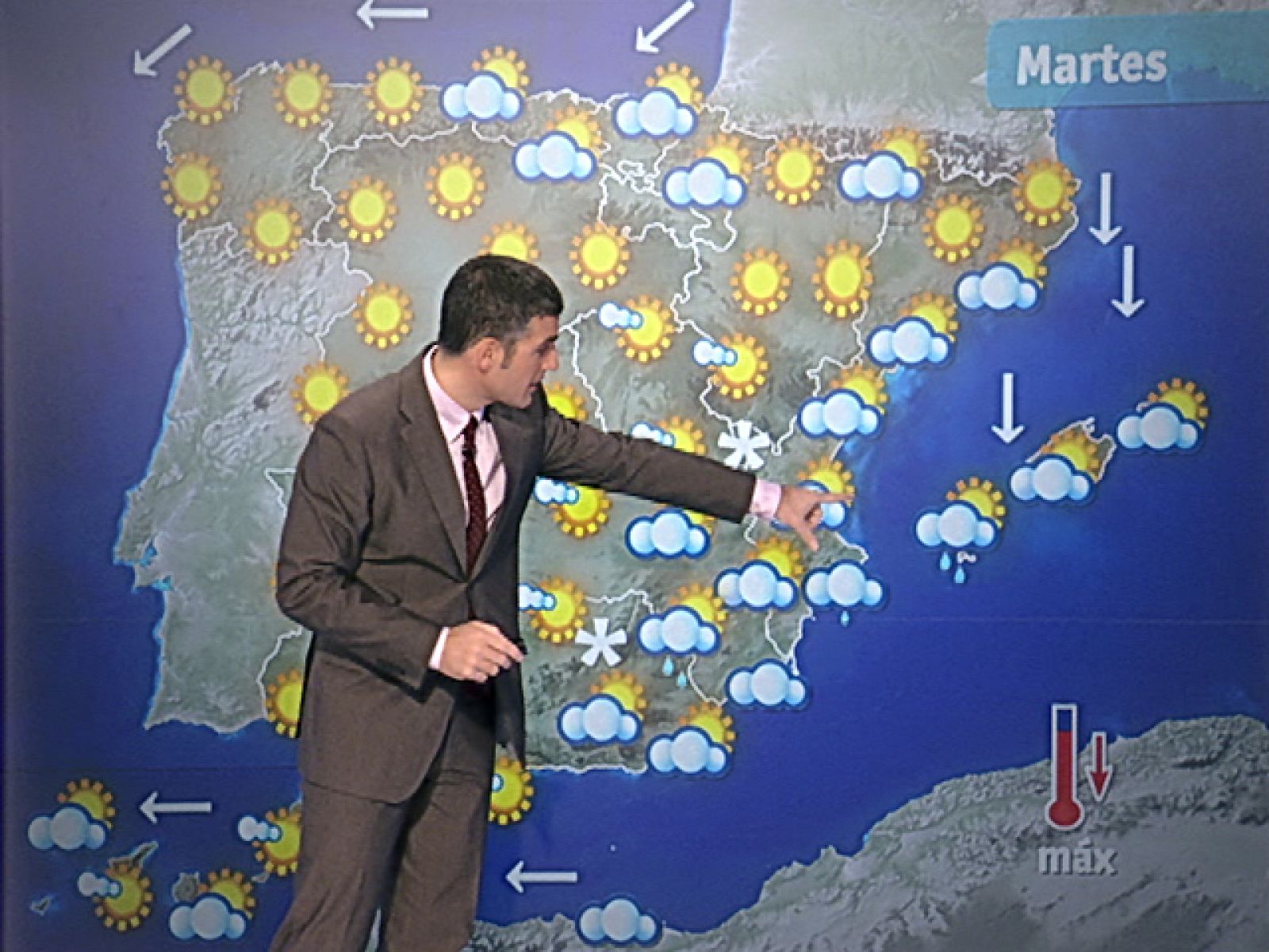 Mañana, heladas en la península y nieve en cotas bajas del Cantábrico y Baleares