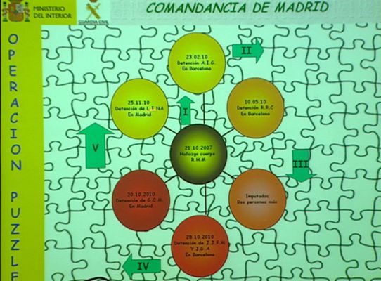 Telediario 1 - 'Operación Puzle'