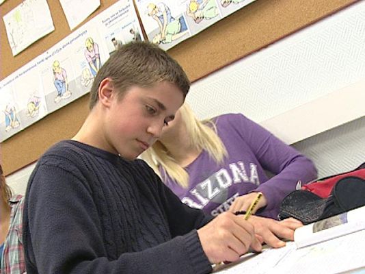 Telediario 1 - Colegio finlandés de Málaga