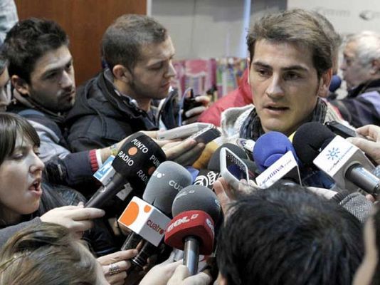 Telediario 1 - Casillas: "Todos mis compañeros son los mejores"
