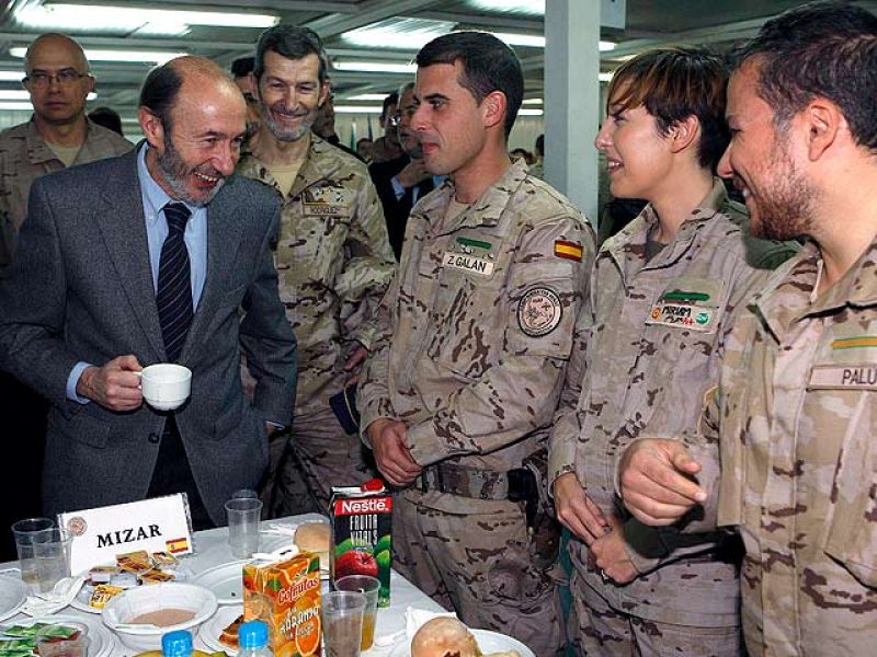 Rubalcaba: "La seguridad en Afganistán es la de todos"