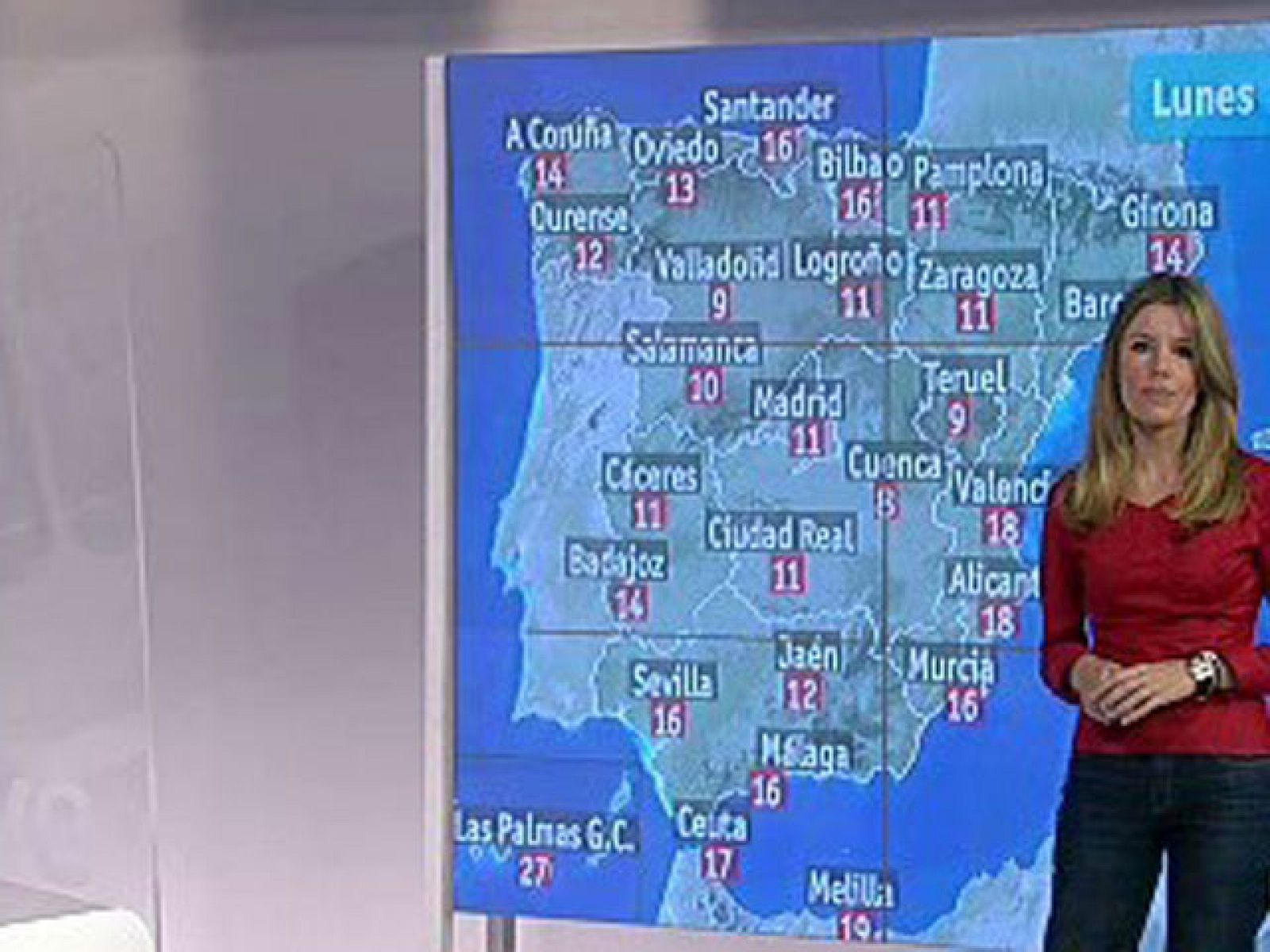 El Tiempo - En alerta por lluvia, nieve, viento y frío 16 provincias de 9 autonomías - 20/12/10 - El tiempo | Ver