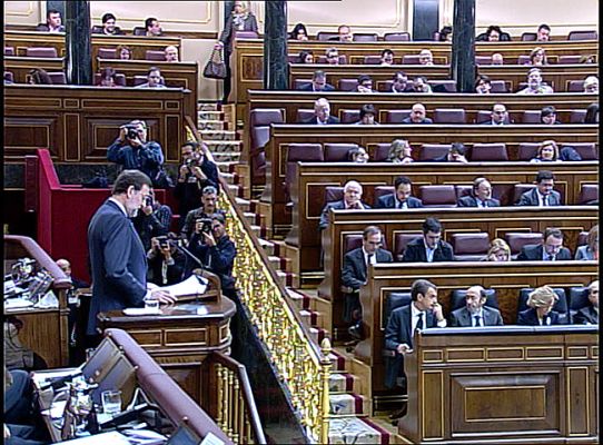 Telediario 1 - Acuerdo entre Zapatero y Rajoy