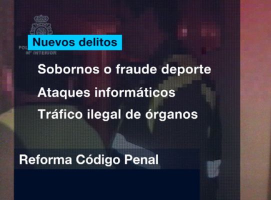 Telediario 1 - Cambios en el Código Penal