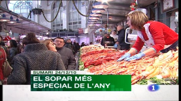 L'informatiu - Comunitat Valenciana - Comunidad Valenciana en 2' - 24/12/10