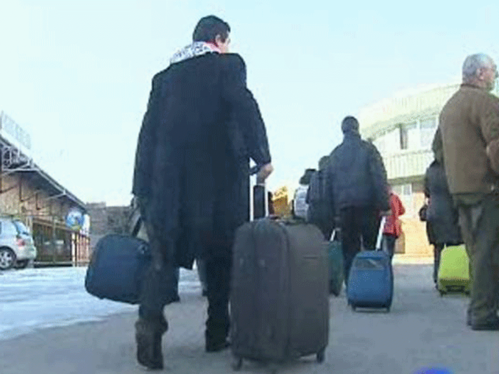 148 viajeros quedaron atrapados a 13 grados bajo cero en un tren cerca de Reinosa