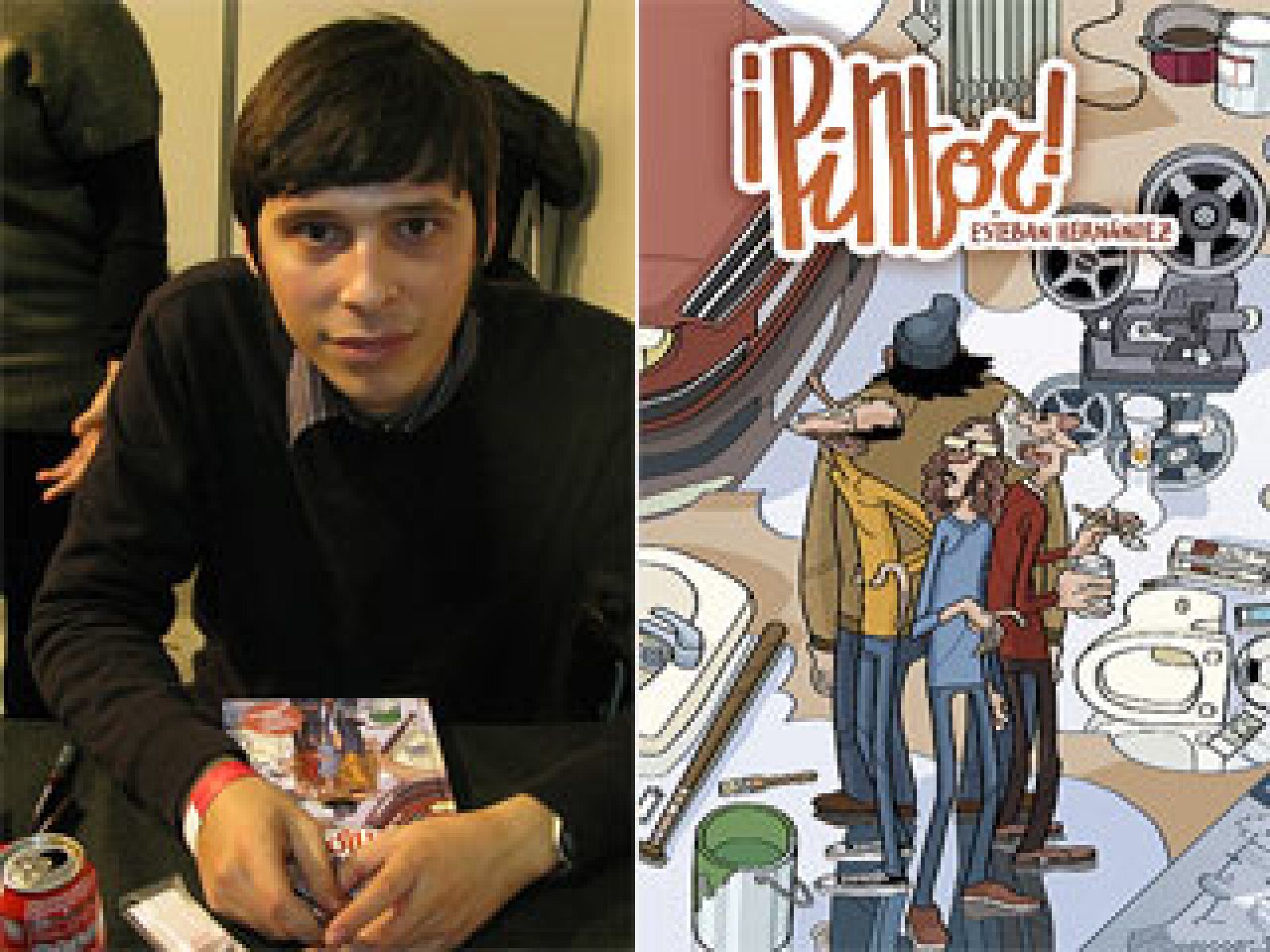 Una interesante entrevista con Esteban Hernández, cuya obra ¿¡Pintor!¿, ha resultado la obra ganadora de la Tercera Edición del Premio Internacional de Novela Gráfica Fnac-Sins Entido.