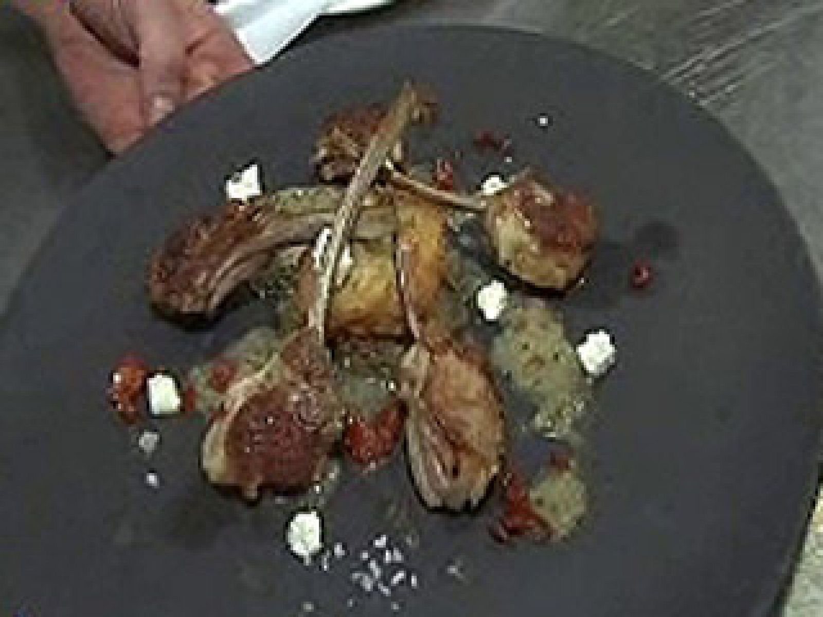 España Directo - Chuletas con mermelada de berenjena