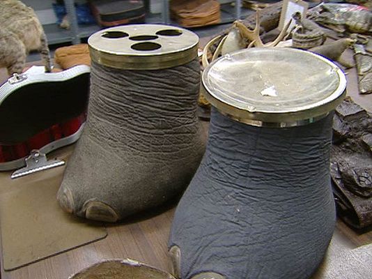 Telediario 1 - Mercancía decomisada en Barajas