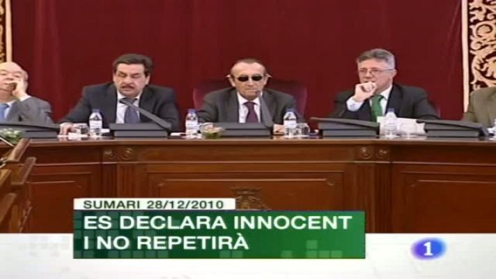 L'informatiu - Comunitat Valenciana - Comunidad Valenciana en 2' - 28/12/10