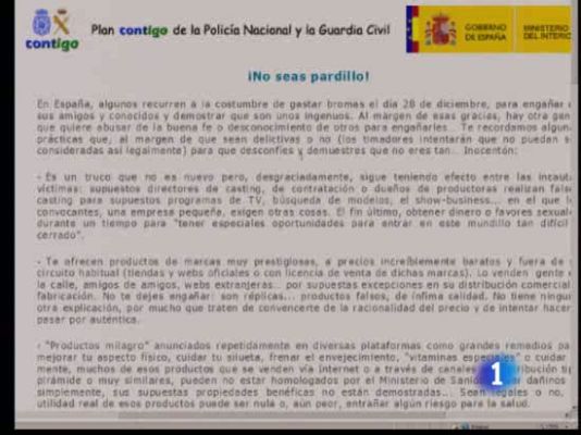 Telediario 1 - Recomendaciones a través de Tuenti