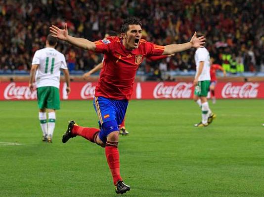 Telediario 1 - Villa, el mejor de 2010 en EE.UU.