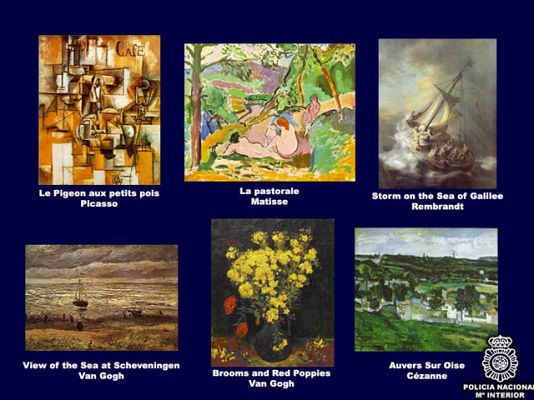 Telediario 1 - Robos de arte sin resolver