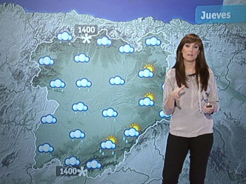 El Tiempo - Lluvia en el oeste de Andalucía y nuboso en el resto de la península - 29/12/10 - El tiempo | Ver