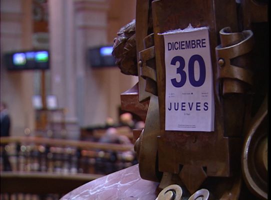 Telediario 1 - Un año sin respiro para la bolsa