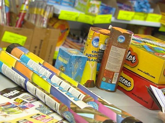 Telediario 1 - Recibir el año con petardos