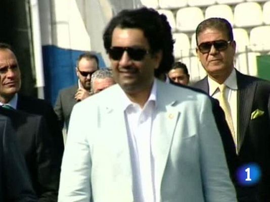 Telediario 1 - El Málaga y su 'jeque'