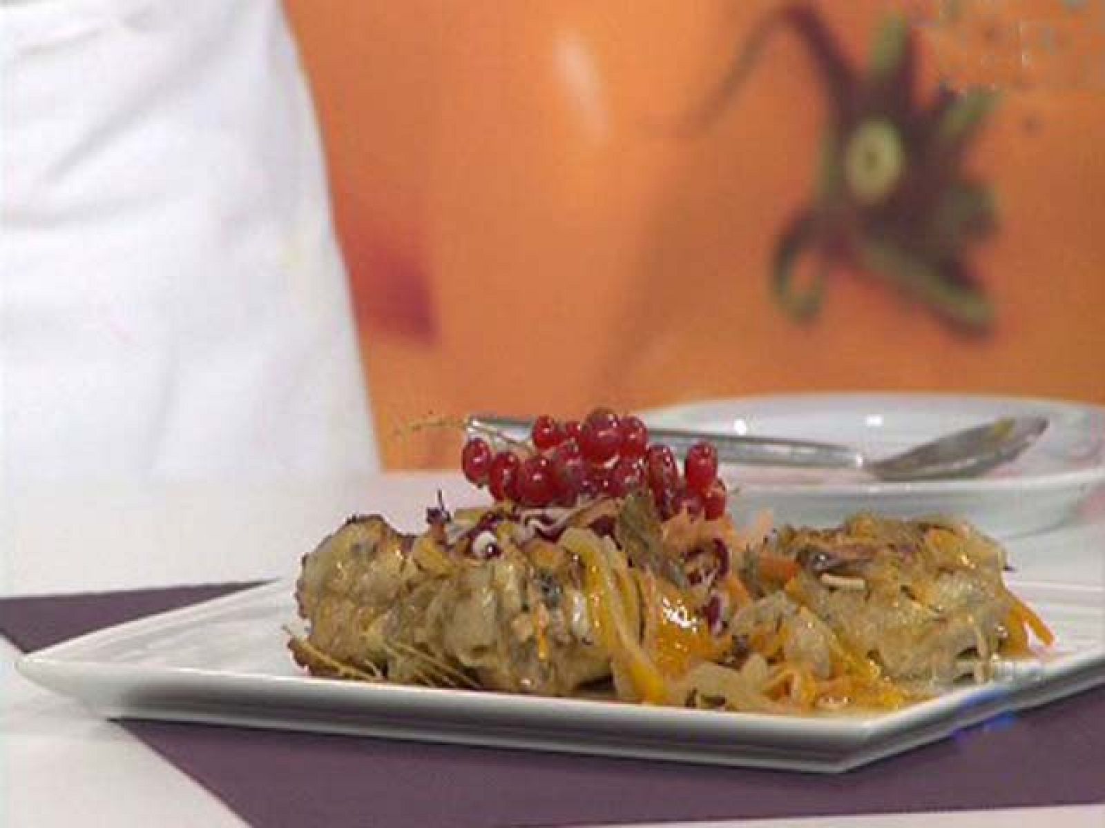 Saber Cocinar -  Brochetas de pollo en escabeche