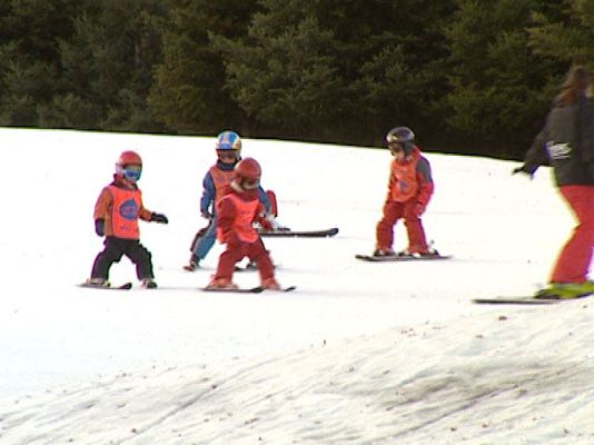 Telediario 1 - Mal tiempo para esquiar