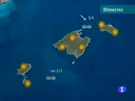 Informatiu Balear - El temps en les Illes Balears - 12/01/11