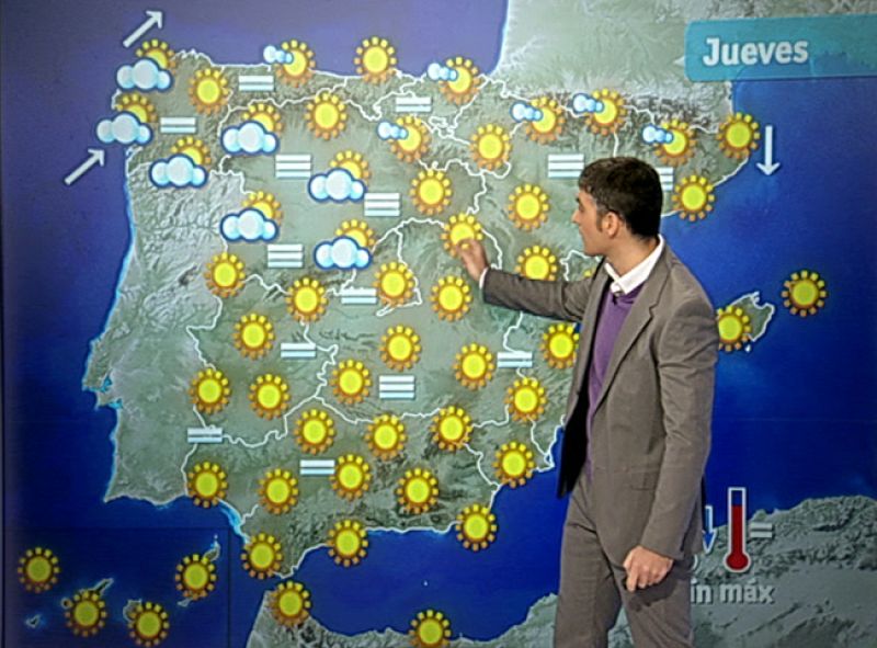 Niebla persistente y ascenso ligero de las temperaturas en interior de la península