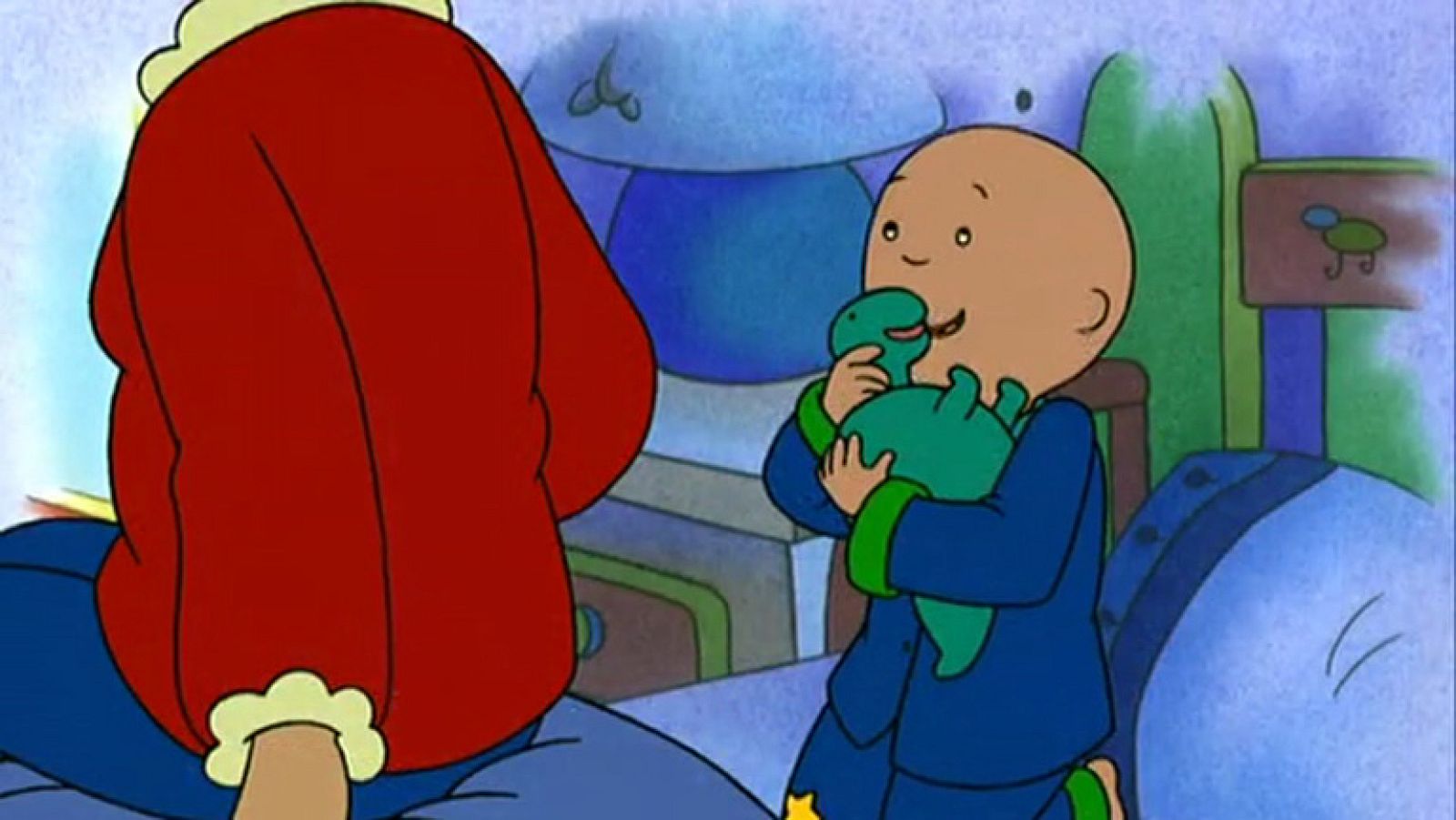 Caillou se queda levantado hasta tarde - Caillou | Ver