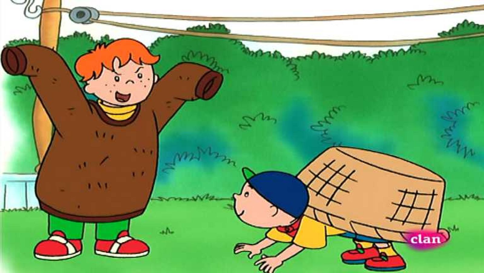 El zoo del jardín - Caillou | Ver