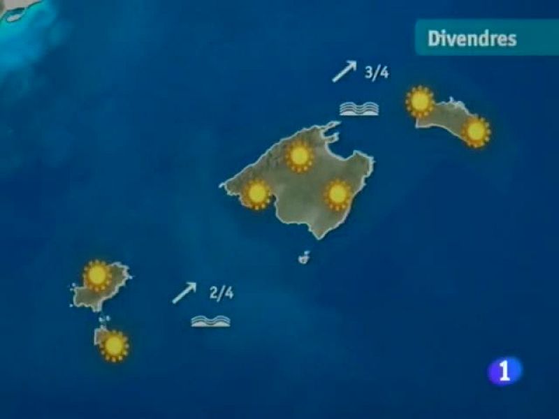 El temps a les Illes Balears - 14/01/11