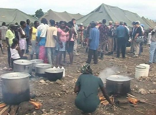 Telediario 1 - Disturbios en Haití