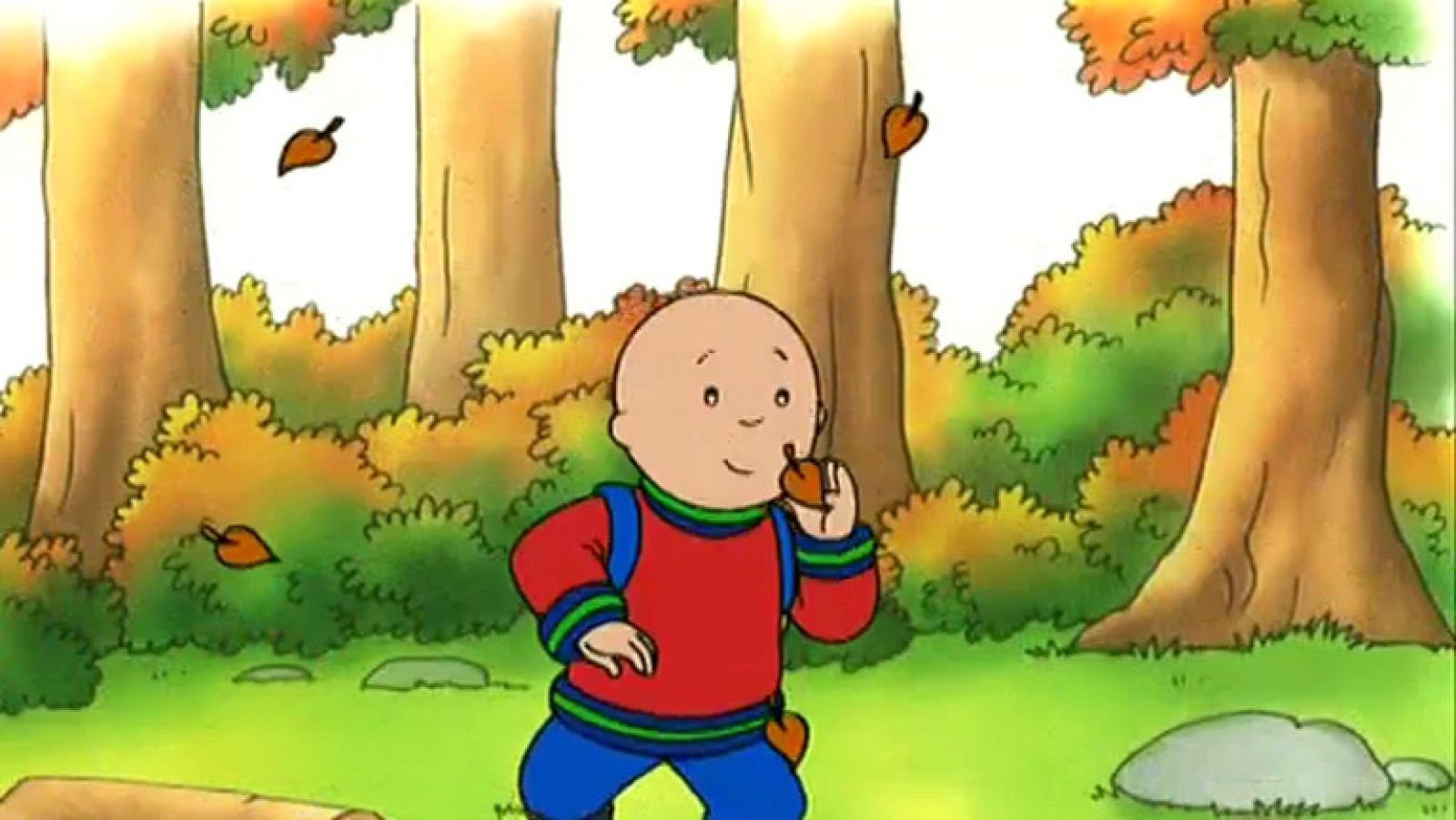 La primera hoja - Caillou | Ver