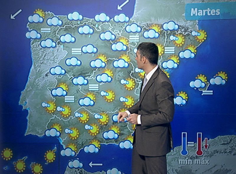 Nieblas en Cataluña y Levante y cielos cubiertos en el resto de la península