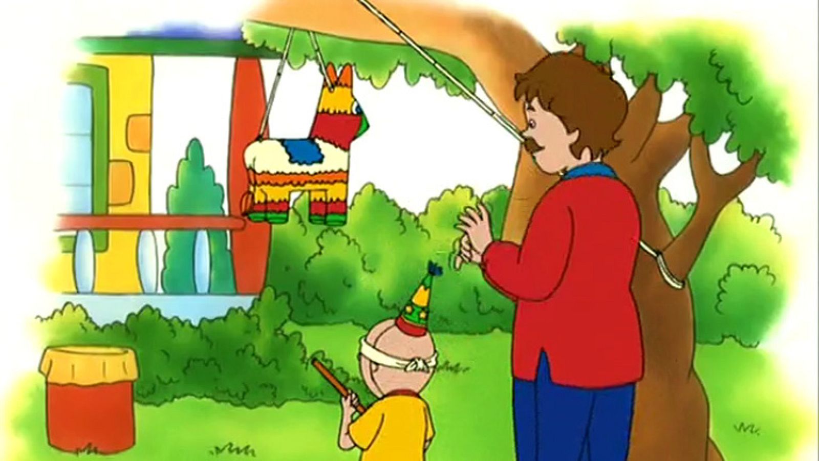 La piñata - Caillou | Ver