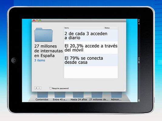 Telediario 1 - Crece el número de internautas