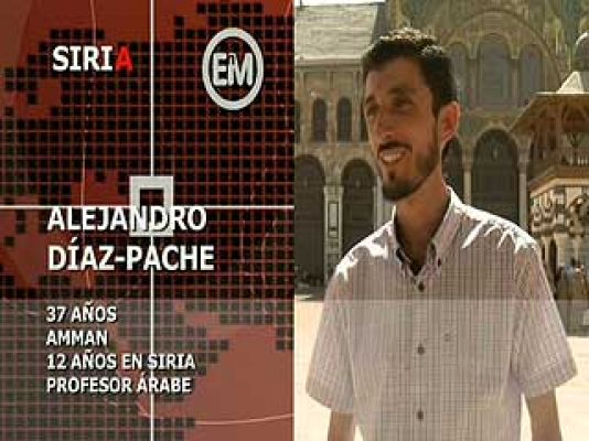 Españoles en el mundo - Siria - Alejandro