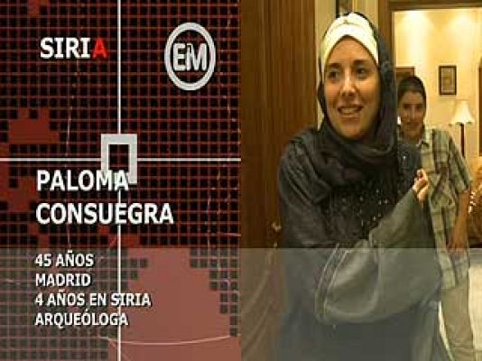 Españoles en el mundo - Siria - Paloma
