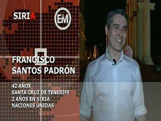 Españoles en el mundo - Siria - Francisco