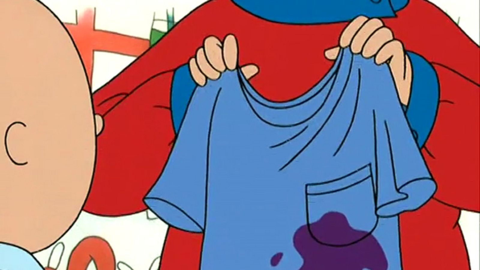 El problema de la camiseta - Caillou | Ver