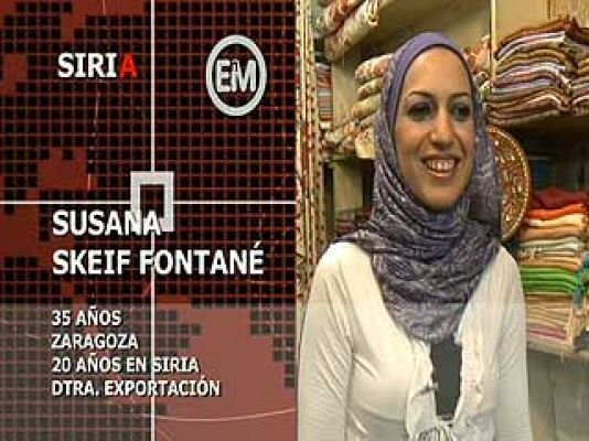 Españoles en el mundo - Siria - Susana